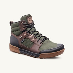 Lems Outlander Wasserdichte Boot Stiefel Damen Olivgrün | DERAXIH