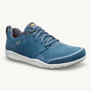 Lems Primal Zen Wildleder Sneakers Damen Blau | DEBVSJD