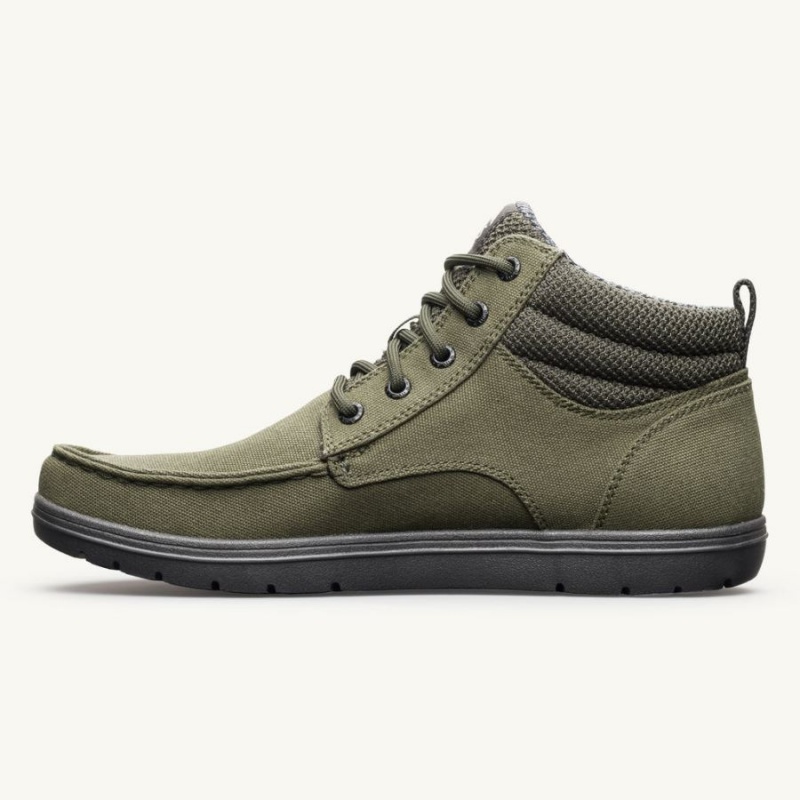 Lems Boulder Boot Mid Vegan Stiefel Damen Olivgrün | DEWBSUE