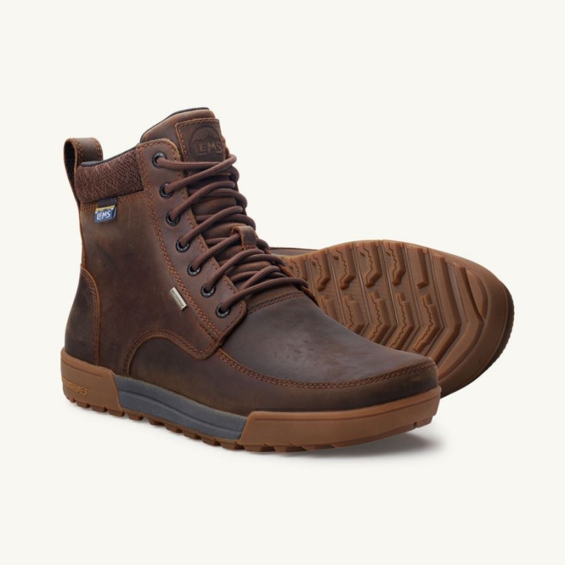 Lems Boulder Summit Wasserdichte Stiefel Damen Braun | DERGHEU