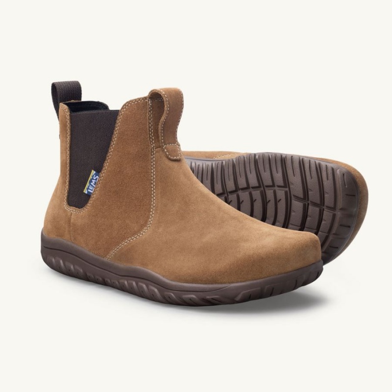 Lems Chelsea Boot Stiefel Damen Braun | DEBKUVT