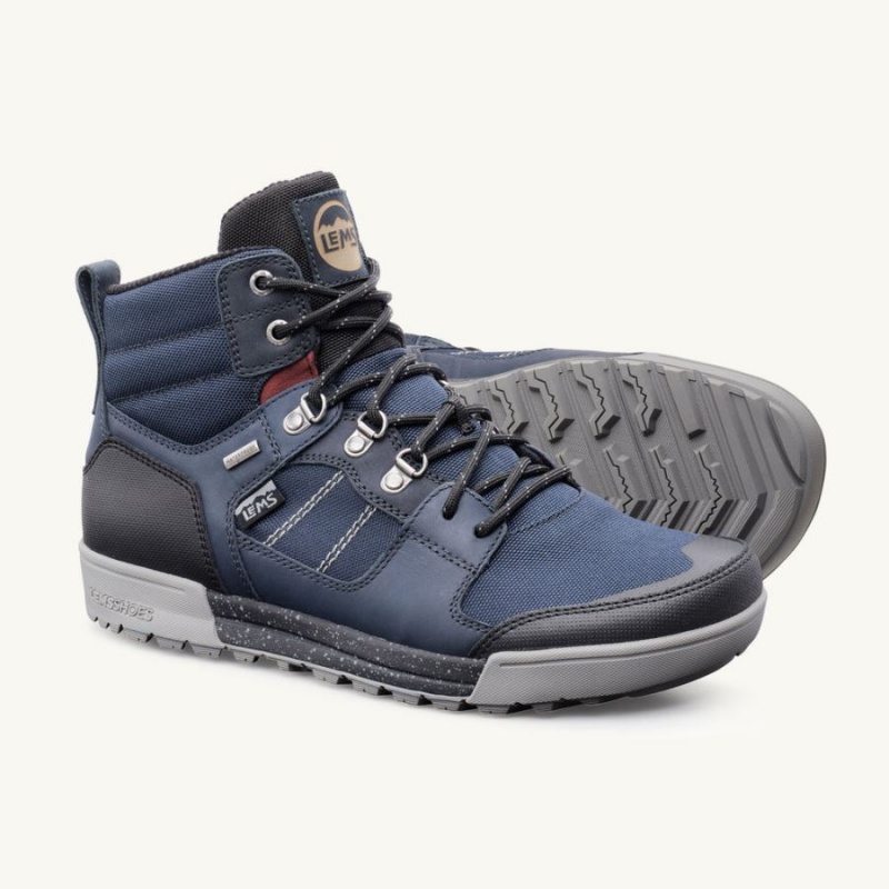 Lems Outlander Wasserdichte Boot Stiefel Damen Navy | DEOTZXH