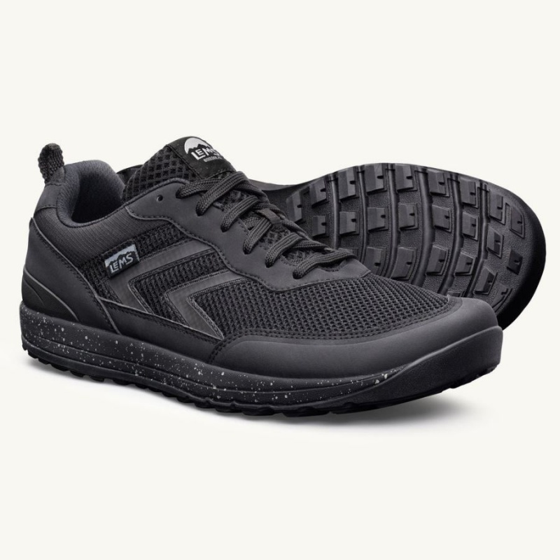 Lems Primal Pursuit Sneakers Damen Schwarz | DEMXLAN