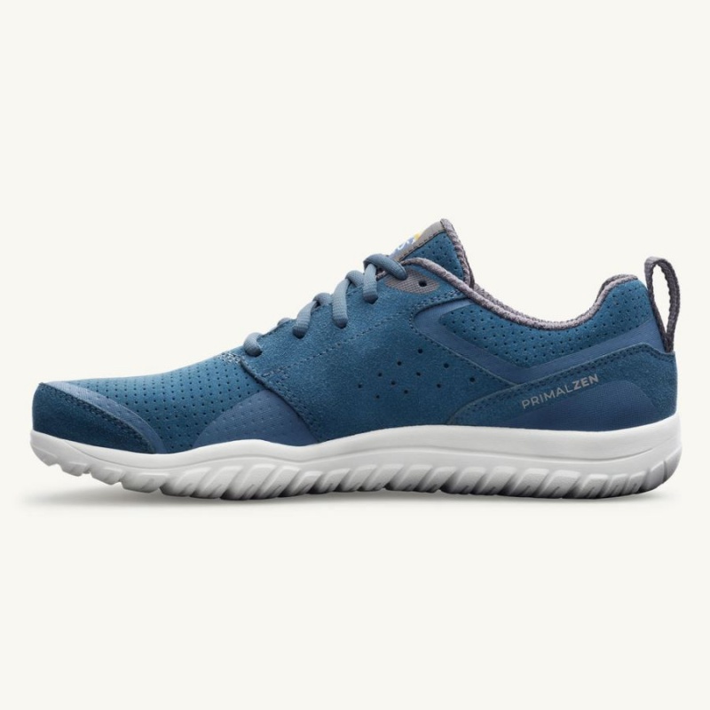 Lems Primal Zen Wildleder Sneakers Damen Blau | DEBVSJD