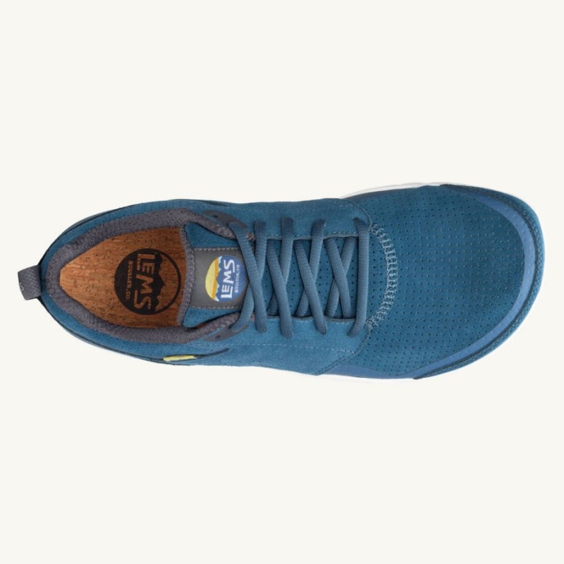 Lems Primal Zen Wildleder Sneakers Damen Blau | DEBVSJD